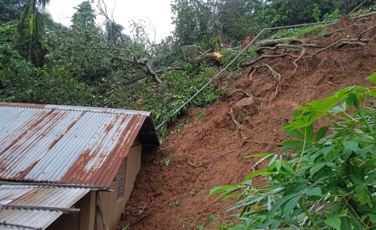 Landslide victims receive aid