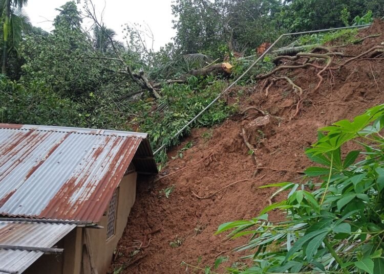 Landslide victims receive aid