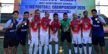Meghalaya win 7th Men’s NE Zonal Blind Football C’ship 2026