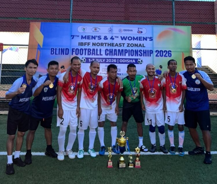 Meghalaya win 7th Men’s NE Zonal Blind Football C’ship 2026