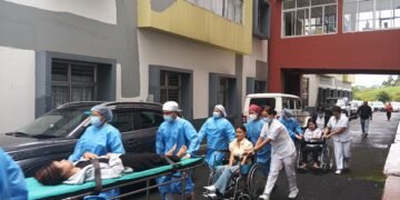 Mock earthquake exercise held in WJH
