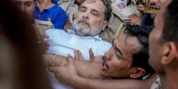 Rahul, Priyanka, Akhilesh detained, forcibly removed from protest site near PM’s residence