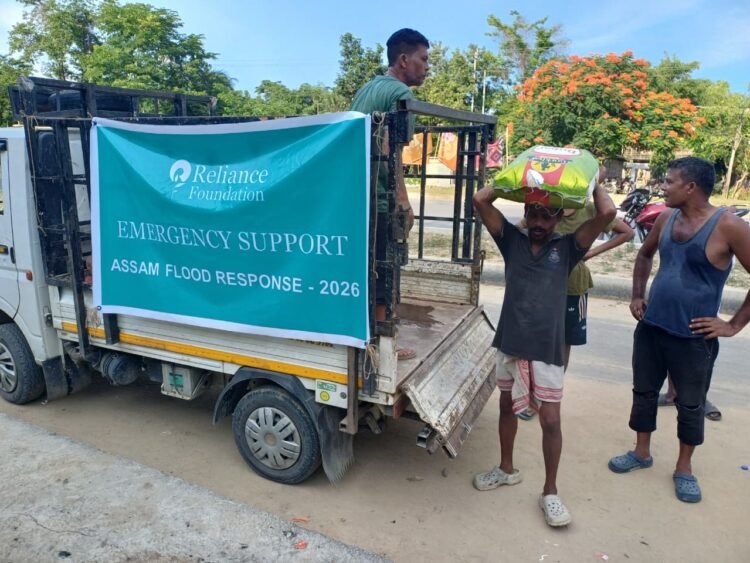 Reliance Foundation rolls out relief efforts in flood-hit Upper Assam