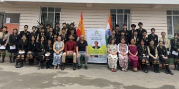 Shillong school students engage with Spanish diplomat