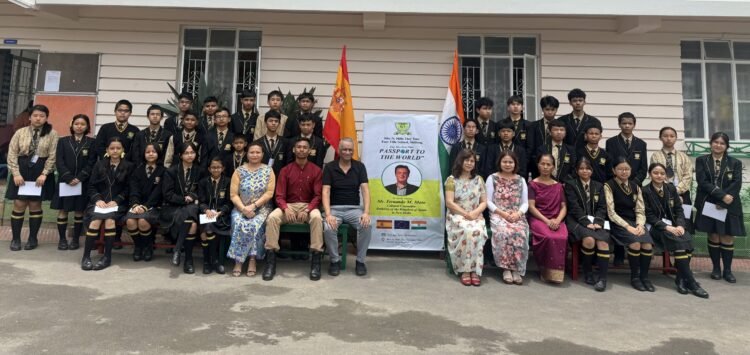 Shillong school students engage with Spanish diplomat