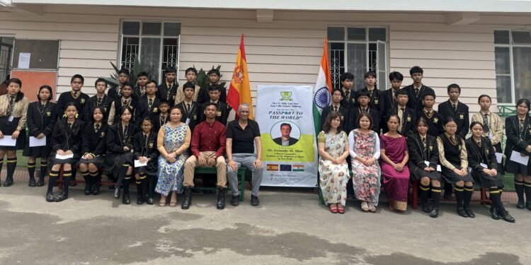 Shillong school students engage with Spanish diplomat