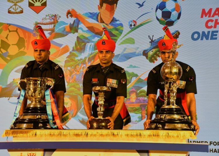 Shillong welcomes Durand Cup trophies