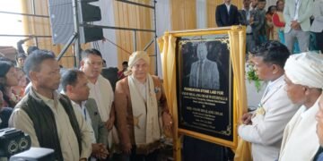 New waterfall in Amlarem named after Dy CM Sniawbhalang