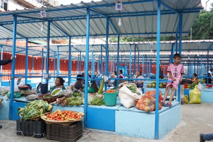 Street vendors relocated to designated zones in Shillong