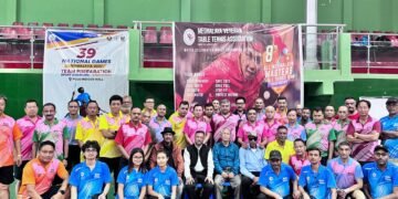 Veteran table tennis championship concludes