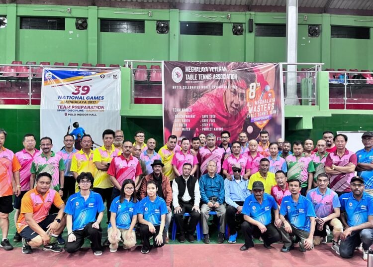 Veteran table tennis championship concludes