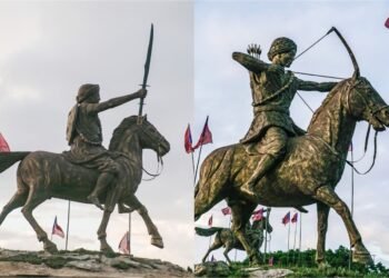 Statues of Khasi patriots unveiled at Laitarted