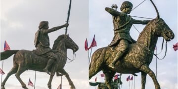 Statues of Khasi patriots unveiled at Laitarted