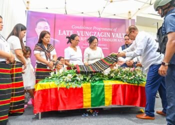 Manipur CM attends BJP MLA Valte’s last rites, regrets not being by his side during 2023 attack