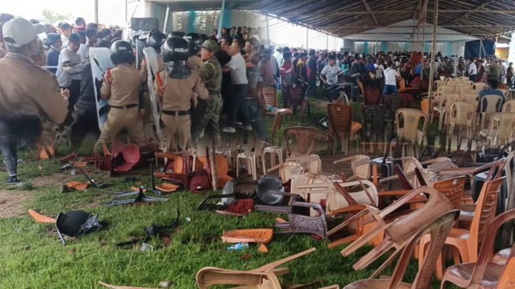 7 police personnel injured in Hima Langrin violence