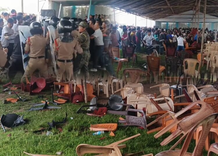7 police personnel injured in Hima Langrin violence