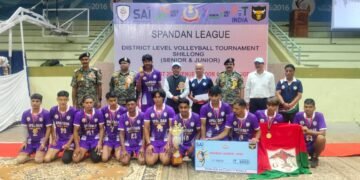 BSF Meghalaya concludes SPANDAN volleyball tournament