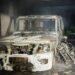 Back-to-back attacks on Govt property: Vehicle burnt, petrol bomb thrown
