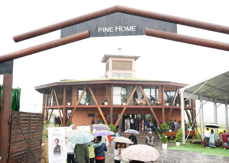 CM inaugurates ‘Pine Home’ Eco-Project in SWKH, lays foundation for ₹140 cr road
