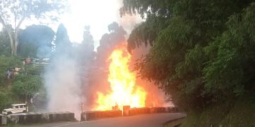 Fire guts six houses in Rilbong, no casualties reported