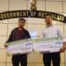 Govt felicitates bus driver, conductor for protecting passengers during stone-pelting in Shillong