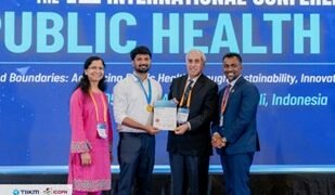 IIPH Shillong fellow wins best paper award at ICOPH Bali