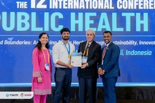 IIPH Shillong fellow wins best paper award at ICOPH Bali