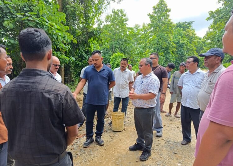 Joint inspection carried out after quality complaints of Kherapara–Diganggre road