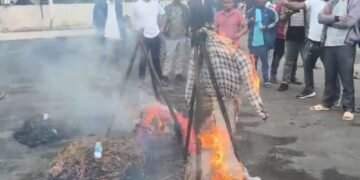 Protest resume in Khliehriat against Shree Cement public hearing