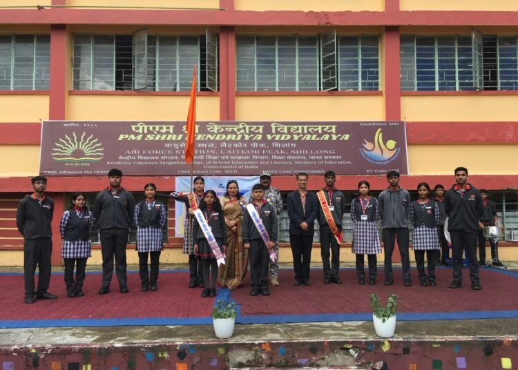 PM SHRI KV AFS Laitkor Peak celebrates investiture