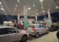 Panicked buyers drain petrol stations dry