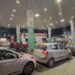 Panicked buyers drain petrol stations dry
