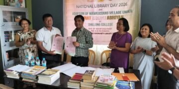 Shillong College adopts Mawkasiang village, donates books on National Library Day