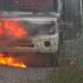 Shree Cement hired pickup torched in EJH