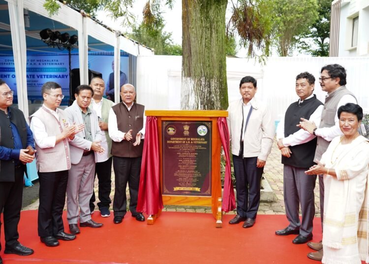 CM lays foundation for ₹65 Cr State Veterinary Hospital at Upper Shillong
