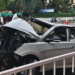 5 injured after car slams into wall at Dhankheti