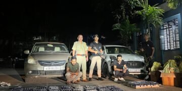 2 held, cough syrup bottles seized