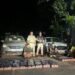 2 held, cough syrup bottles seized