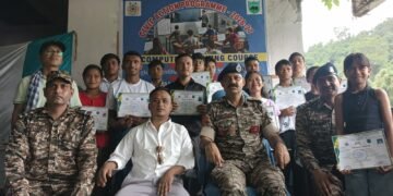 14 students complete CRPF-backed computer course in Nongpoh