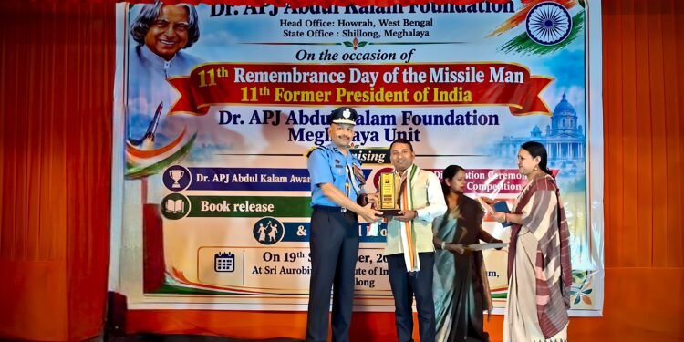 NEHU asst prof gets Abdul Kalam Foundation award