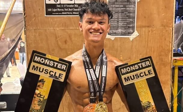 Shillong lad wins gold in bodybuilding c’ship