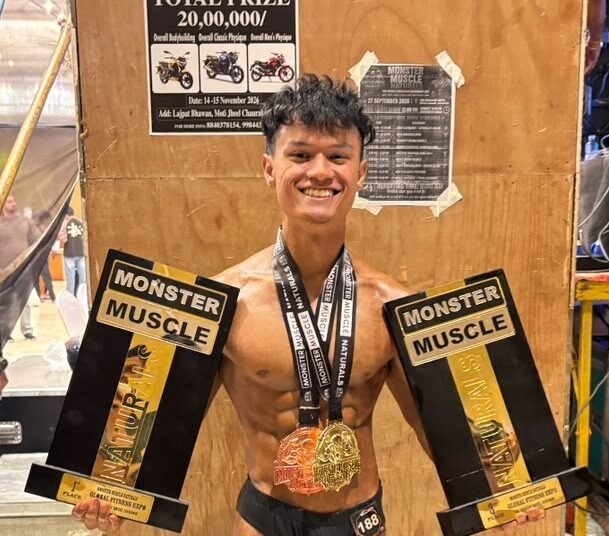 Shillong lad wins gold in bodybuilding c’ship