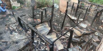 House gutted in fire at Umran Dairy; youth escapes