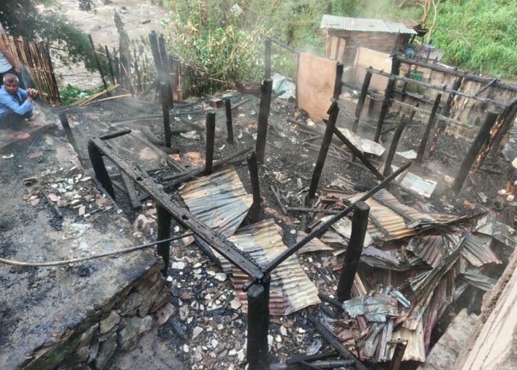House gutted in fire at Umran Dairy; youth escapes