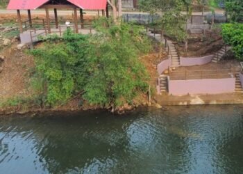 Fisheries officials as contractors in Williamnagar, activist cries foul