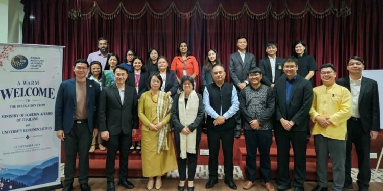 THAI delegation visits IIPH Shillong to explore collaboration