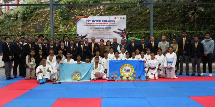 Shillong College dominate AMKA’s Inter-College Karate Tournament 2026