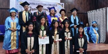 Jaintia Eastern College felicitates meritorious students on Graduation Day