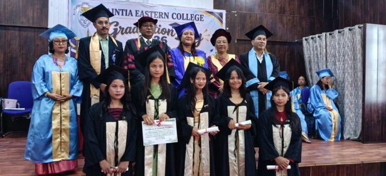 Jaintia Eastern College felicitates meritorious students on Graduation Day