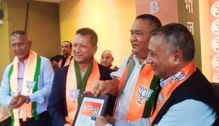 Ex-UDP leader Jemino Mawthoh joins BJP after reading party constitution